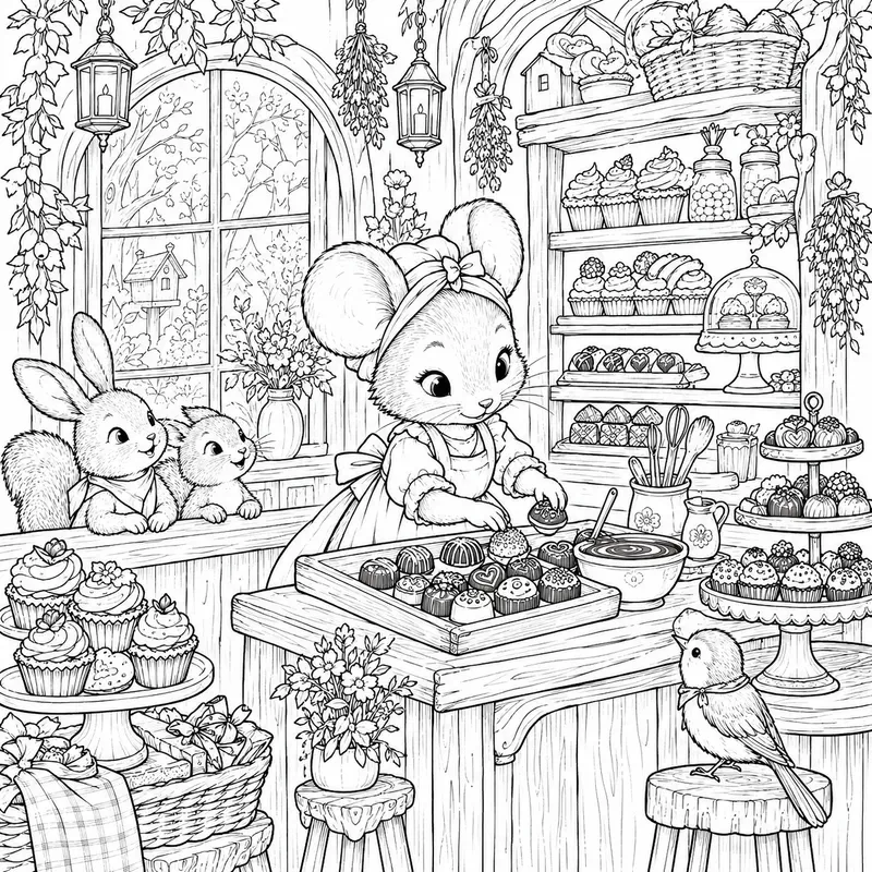 Whimsical Bakery Friends