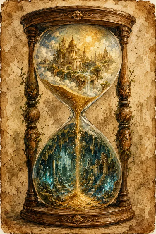 Fantasy Hourglass Worlds