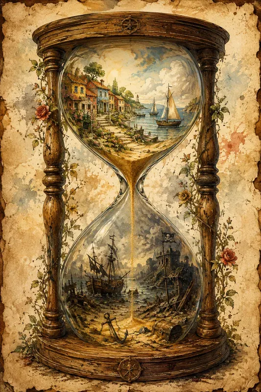 Fantasy Hourglass Worlds