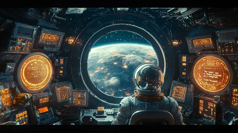 Retro Space Station Cinematics 1