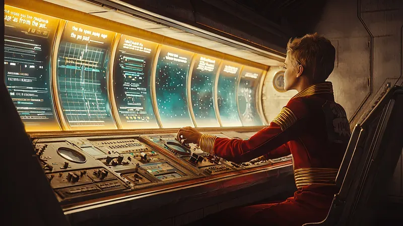 Retro Space Station Cinematics 1