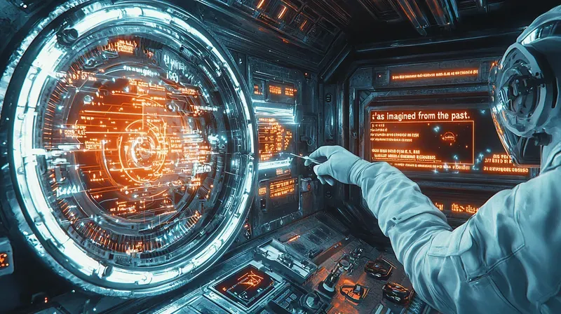 Retro Space Station Cinematics 1