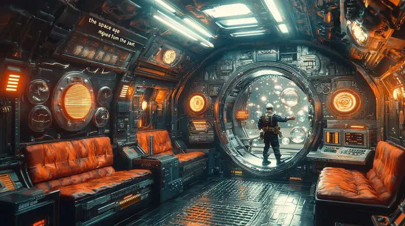 Retro Space Station Cinematics 1