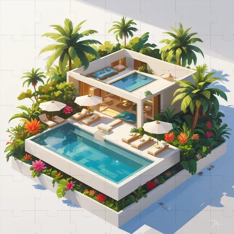 Isometric Whimsical Object Illustrations