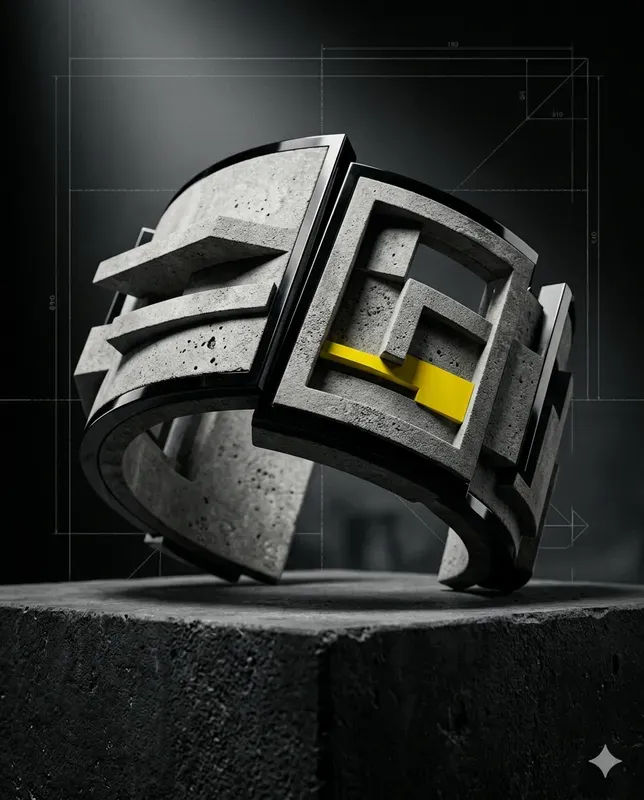 Architectural Sculpture Jewelry Designs