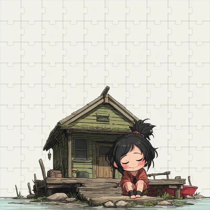 Chibi Manga Ink Cozy Illustrations