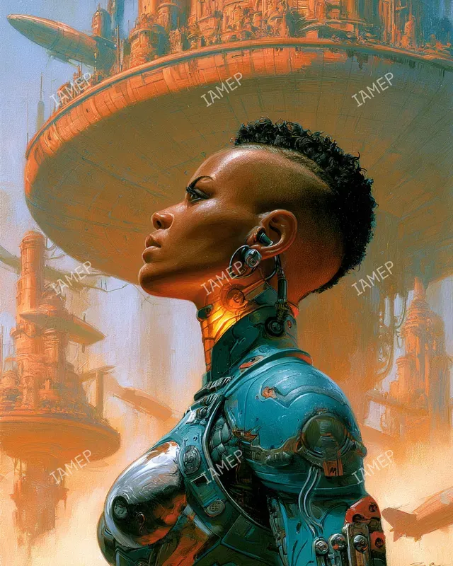 Retro Scifi Hero Portraits