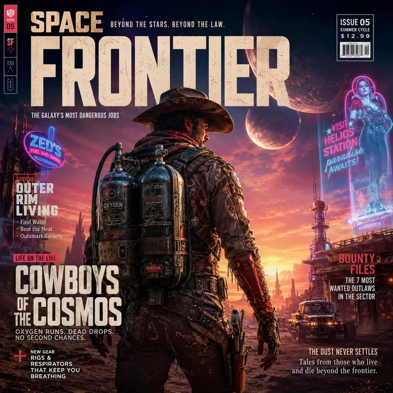 Cinematic Survival Magazine Covers