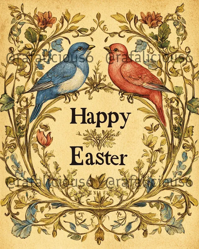 Easter Illumination Cards