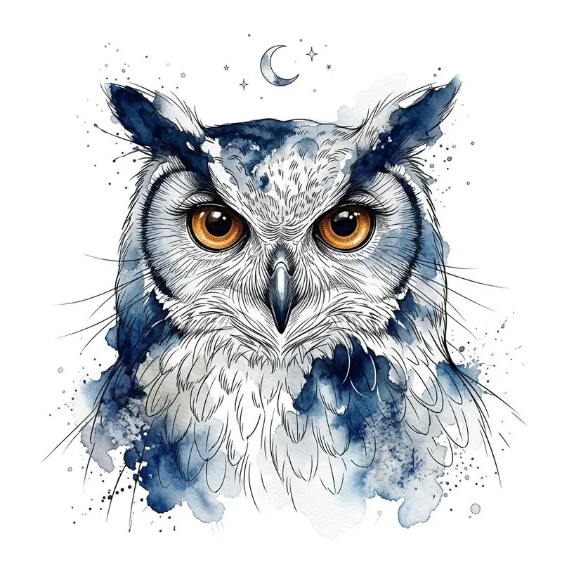 Vibrant Watercolor Ink Animal Generator