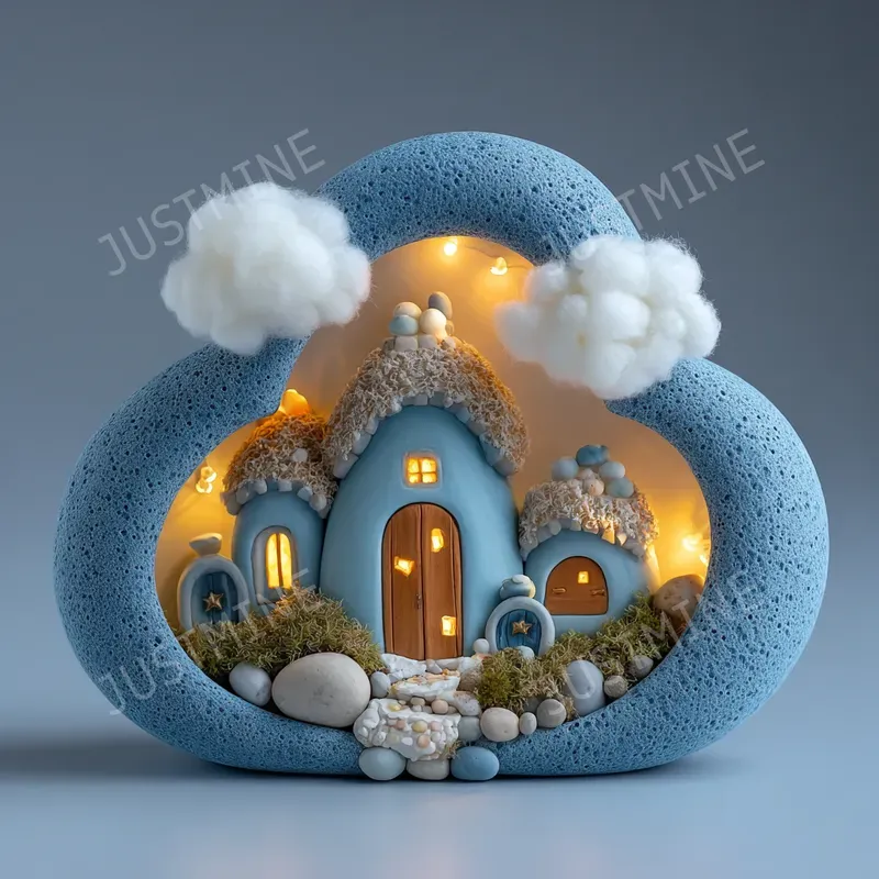 Magical Cottage Miniature Clipart