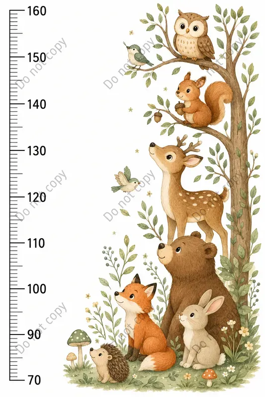 Kids Growth Chart Ruler Prints