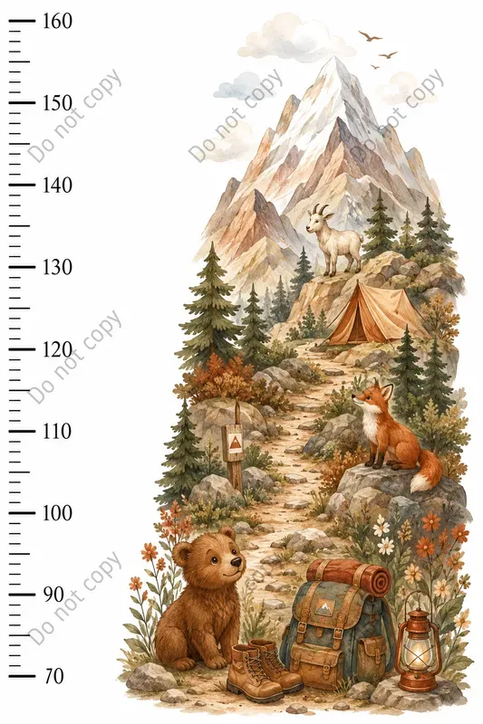 Kids Growth Chart Ruler Prints