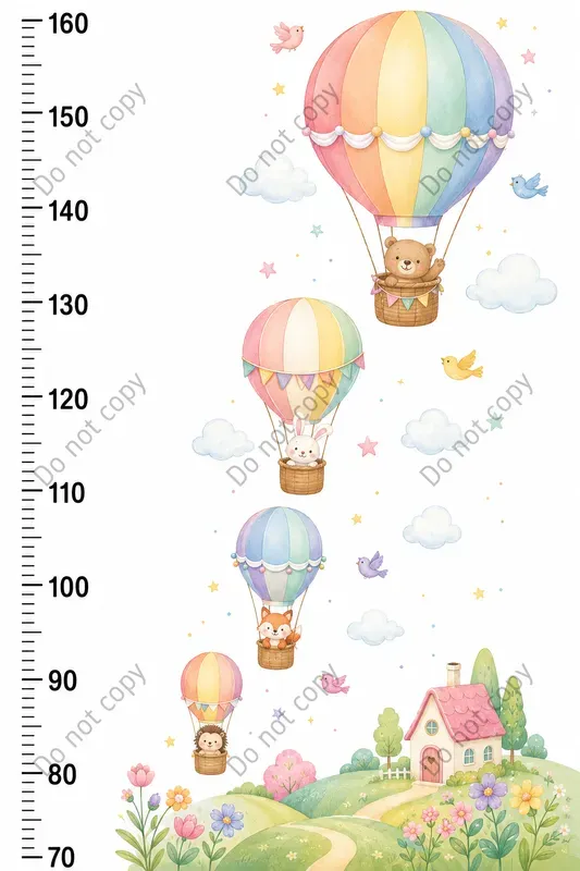 Kids Growth Chart Ruler Prints