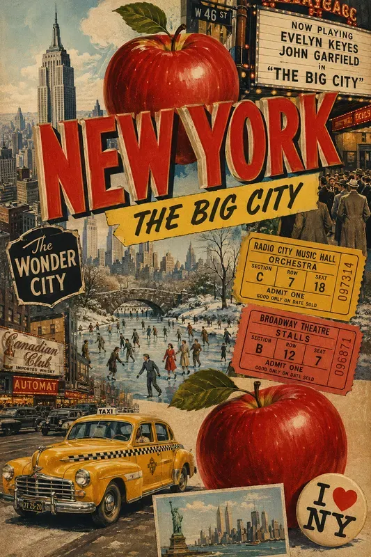 Vintage Travel Collage Posters