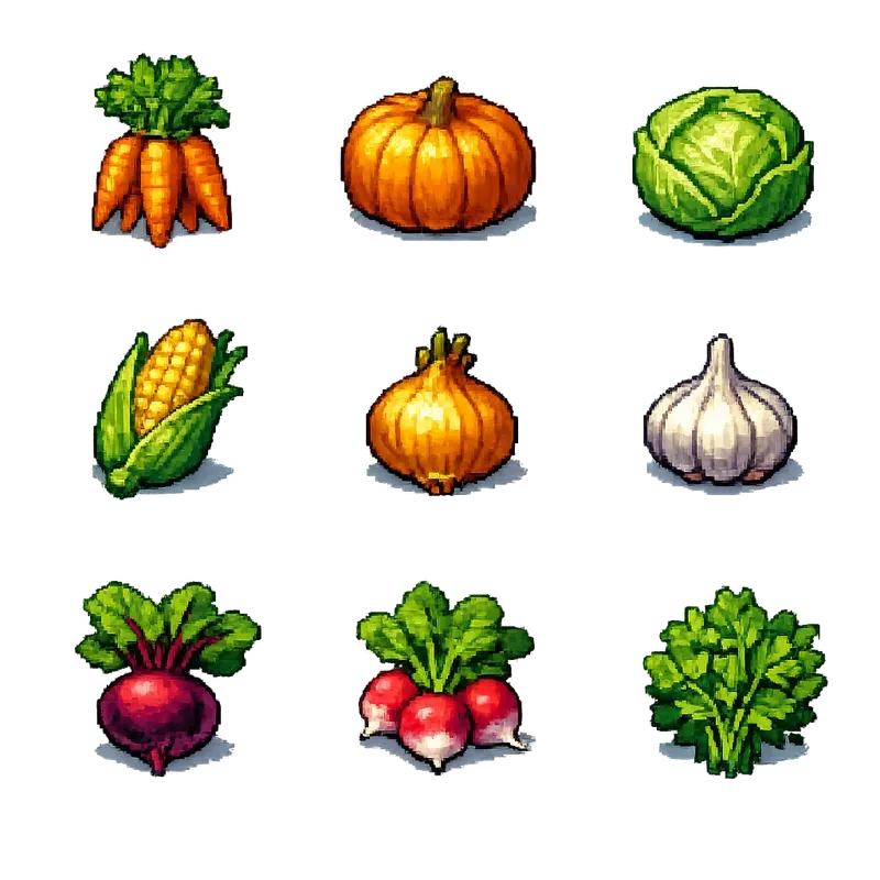 Retro Pixel Pantry Packs