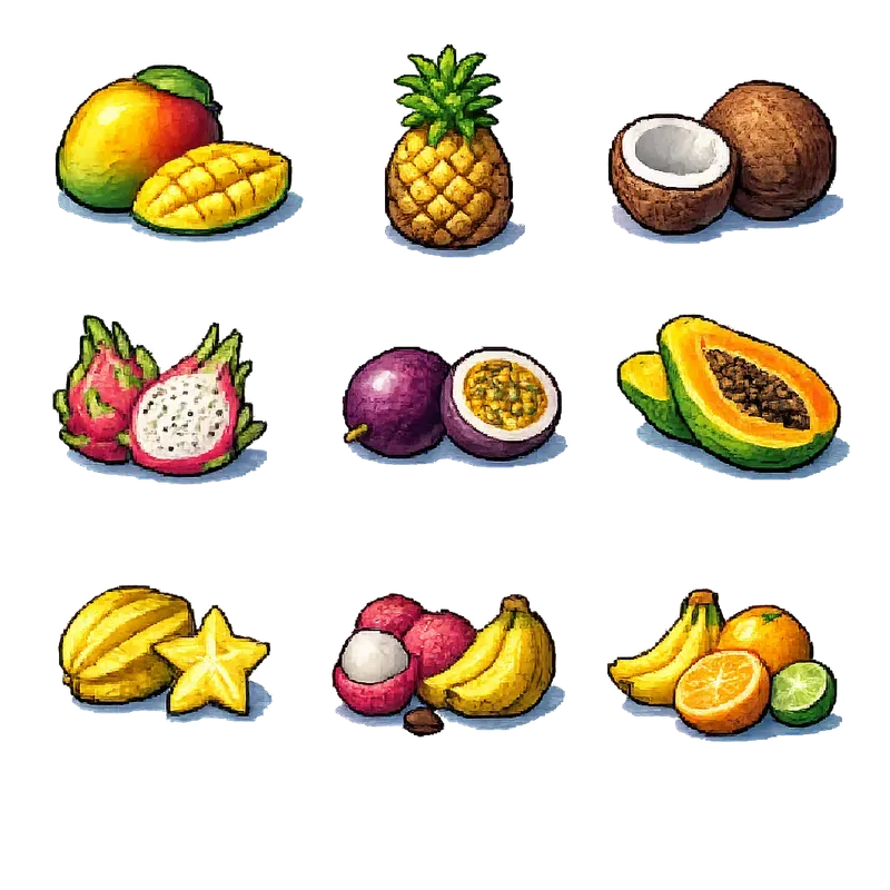 Retro Pixel Pantry Packs