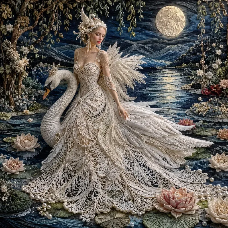 Whimsical Textile Art Scenes