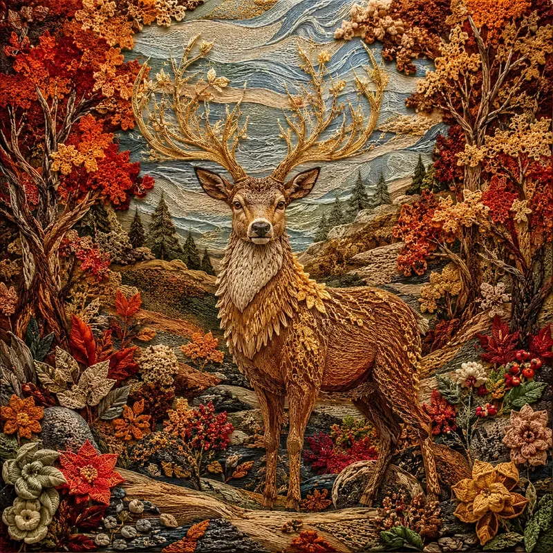 Whimsical Textile Art Scenes