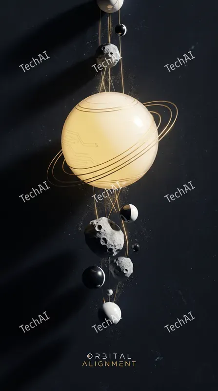 Minimalist Scifi Infographic Art