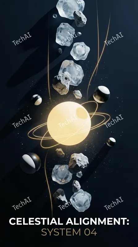 Minimalist Scifi Infographic Art