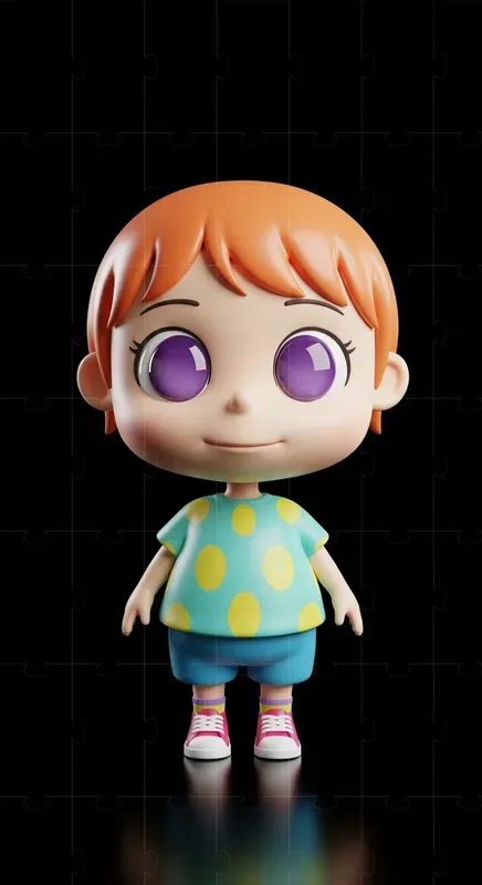 Adorable 3D Chibi Magic