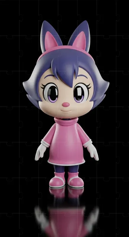 Adorable 3D Chibi Magic