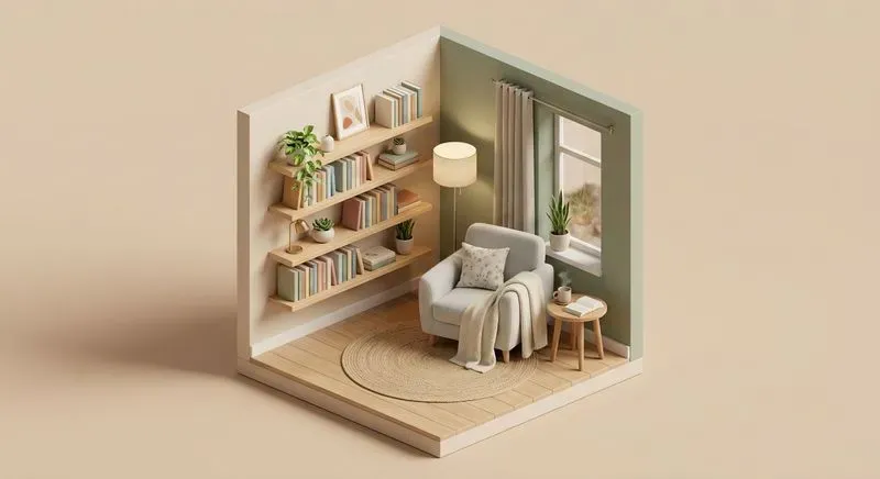 3D Minimal Chill Zone Dioramas