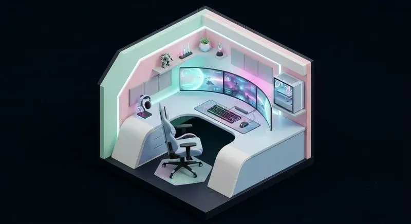 3D Minimal Chill Zone Dioramas