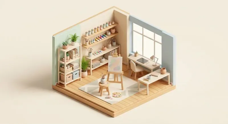 3D Minimal Chill Zone Dioramas