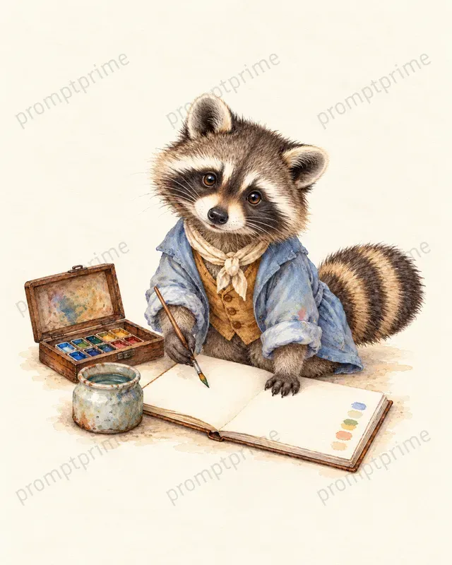 Heirloom Animal Storybook Portraits