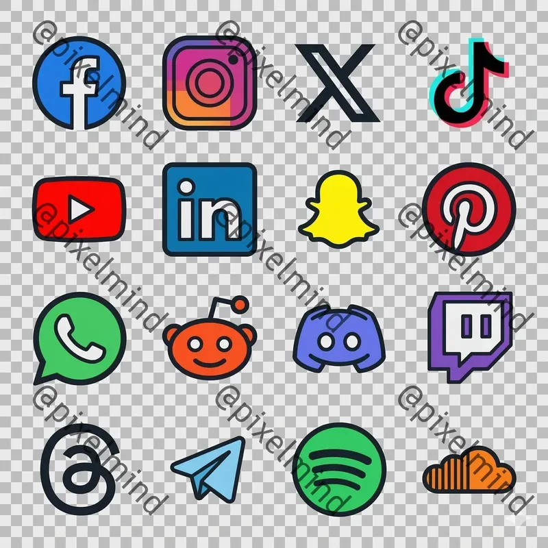 Modern App UI Icon Generator Kits