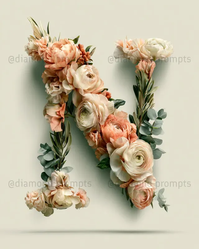 Botanical Letter Art