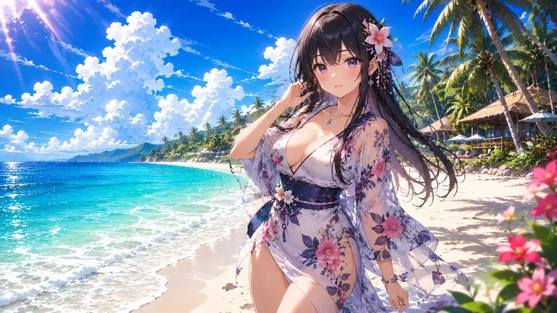 Anime Tropical Beach Girls Collections