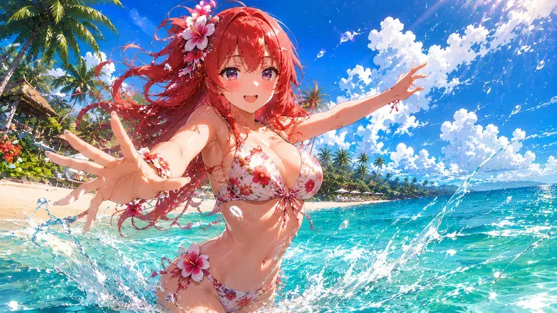 Anime Tropical Beach Girls Collections
