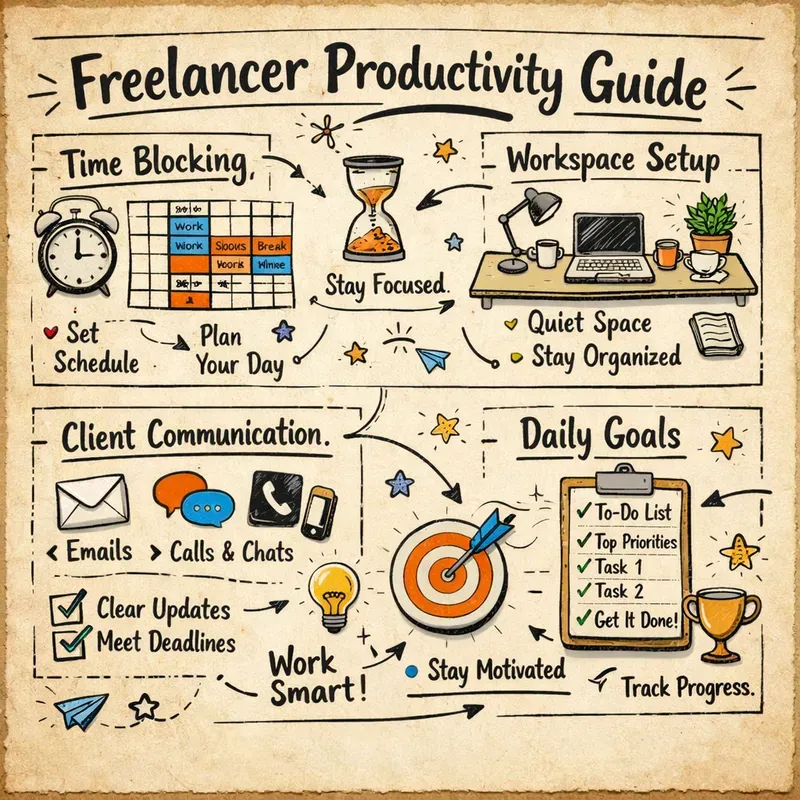 Sketchbook Style Infographics
