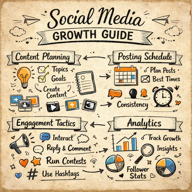 Sketchbook Style Infographics