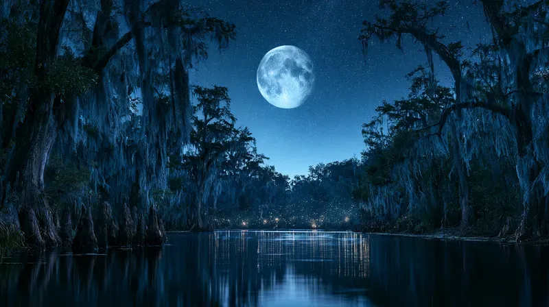 Moonlight Landscape Photography Generator