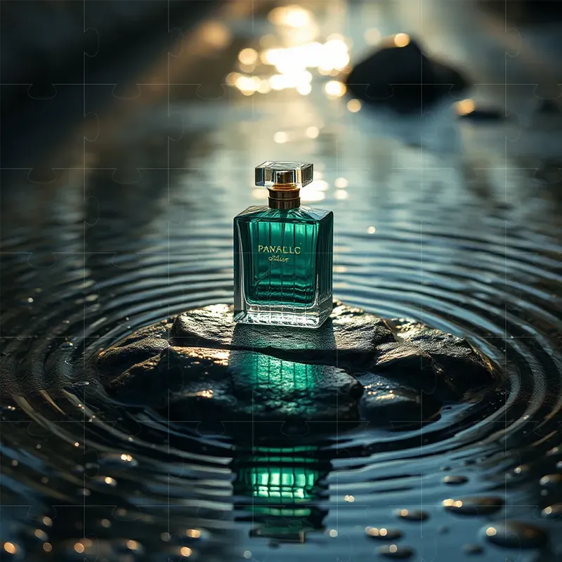 Commercial Luxury Perfume Nature Podiums