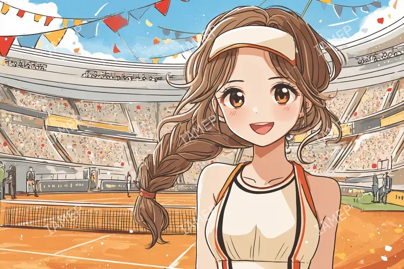 Sports Anime Action Illustrations
