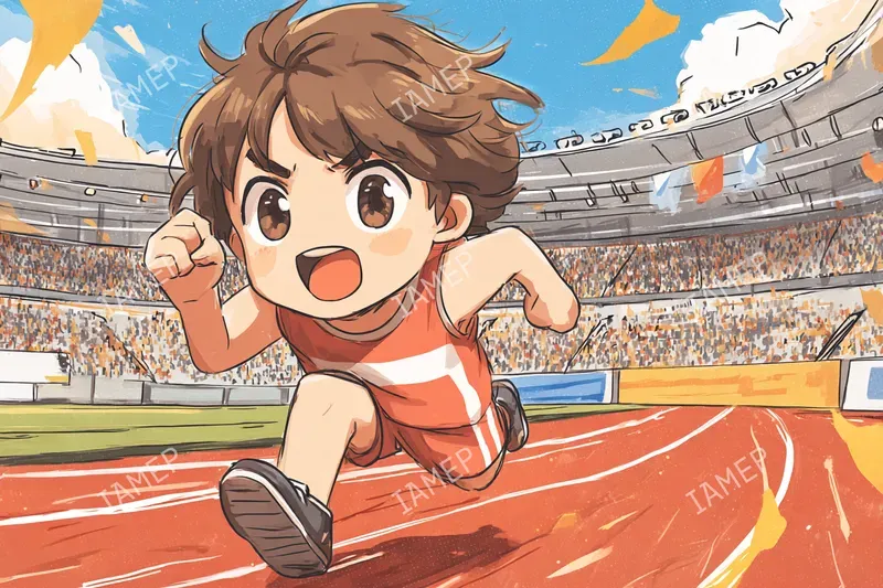 Sports Anime Action Illustrations