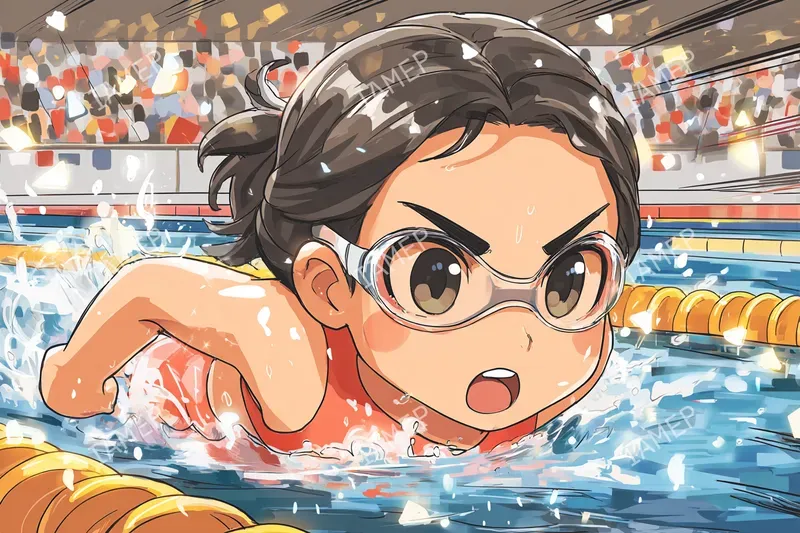 Sports Anime Action Illustrations