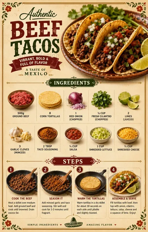 Vintage Recipe Infographic Generator