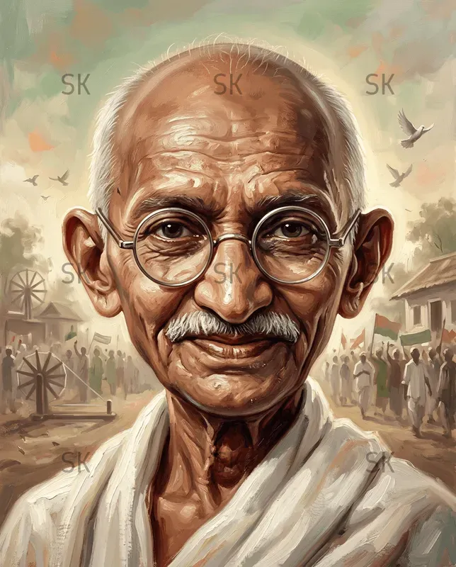 Famous People Oil Caricature Wallpapers