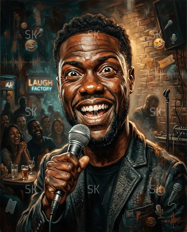 Famous People Oil Caricature Wallpapers