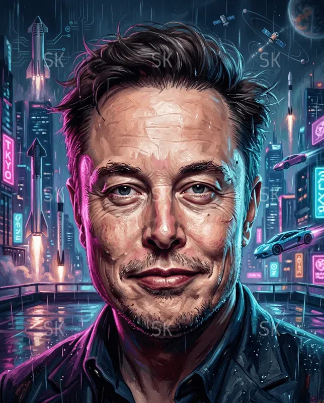 Famous People Oil Caricature Wallpapers