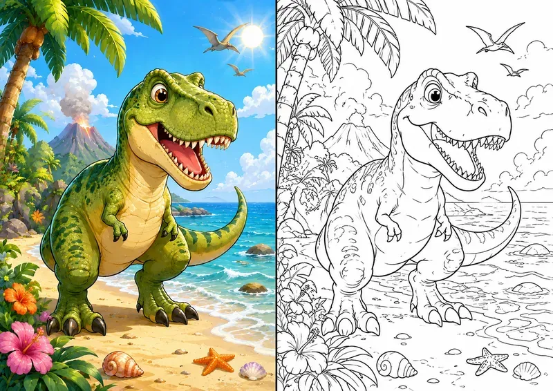 Coloring Book Reference Generator