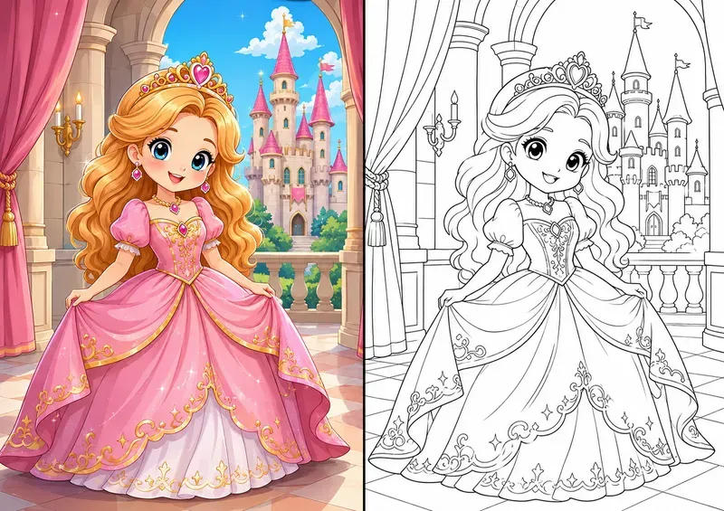 Coloring Book Reference Generator