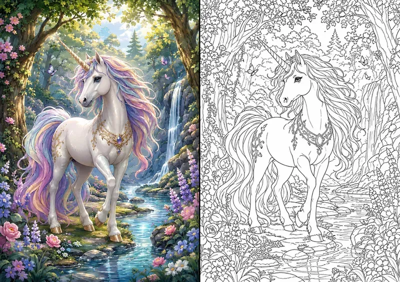 Coloring Book Reference Generator