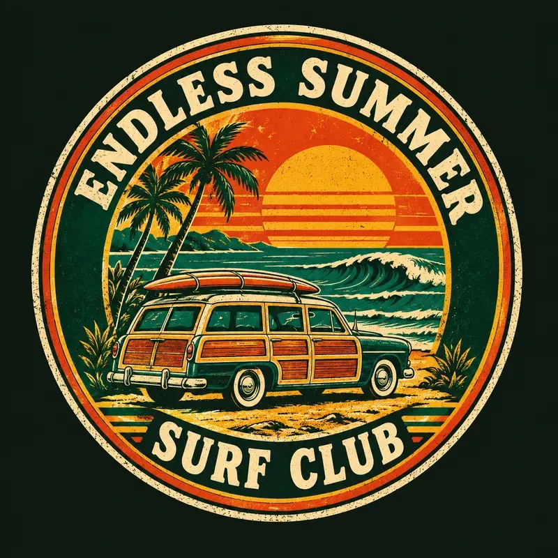 Vintage Badge Outdoor Adventure Logos